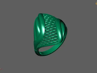 Plain Ring Women Ready STL 3DM Models Womens Rings 3D models 3D print model 11