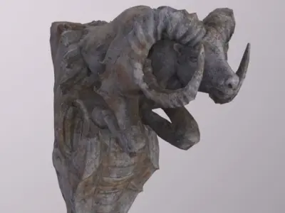 Gargoyles Low-poly 3D model