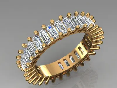 Band Ring 3D print model