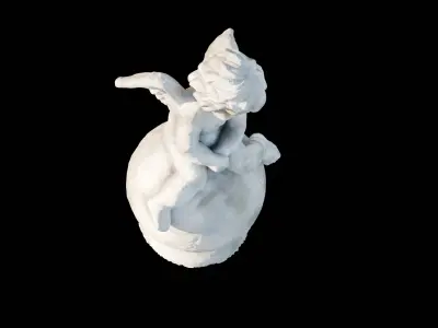 angel statue 3D model purchase