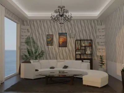 Modern Room collection  3D model