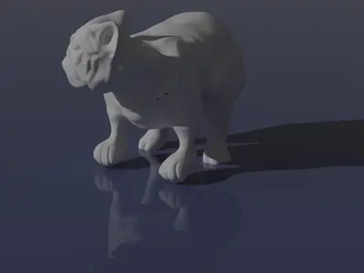 Bulldog 3D model buy