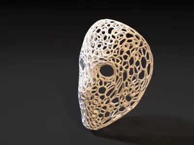 Hockey mask 3D print model