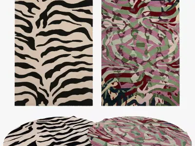Rugs No 1013 Low-poly 3D model