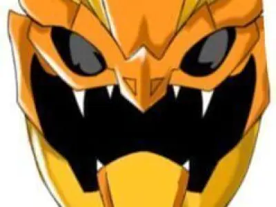 Helmet Power Rangers Cover yellow  3D print model