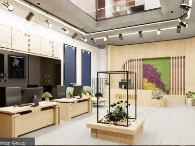 Shop Design Collection-Exterior and Interior 3D model