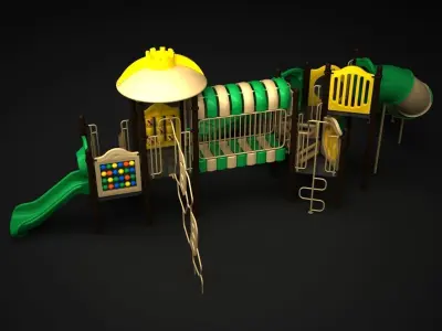 Outdoor Castle 3D model