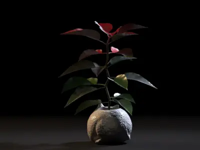 Planter cat 3D print model