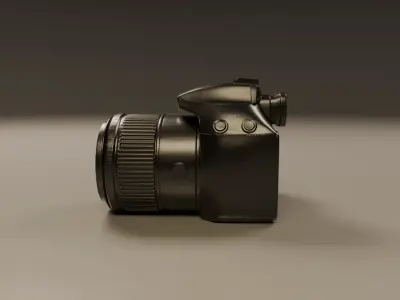 photo camera 3D print model
