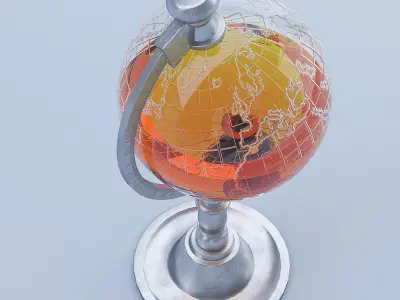 Globe Decanter 3D model