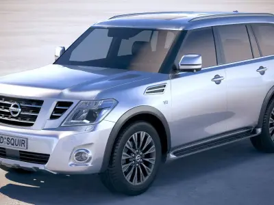 Nissan Patrol Y62 2019 3D model