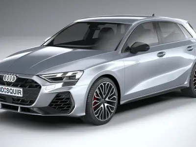 Audi S3 Sportback 2025 3D model