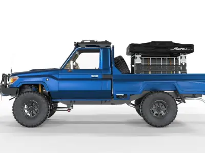 Toyota Land Cruiser Series 79 2023 Pick Up Arb Edition  3D model