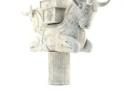 Persian column 01 3D model