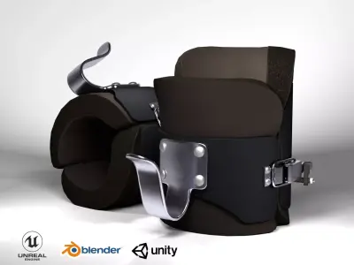 Gravity Boots Low-poly 3D model