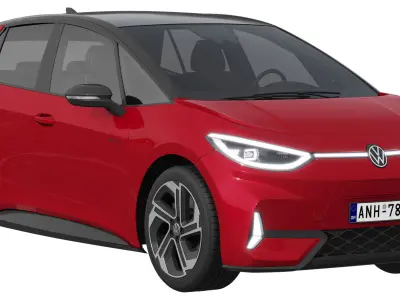 Volkswagen ID3 GTX 2024 3D model