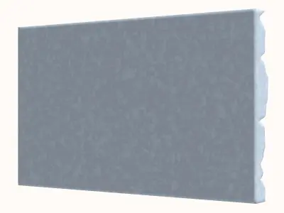 Layered Limestone Cobble Wall 3D model