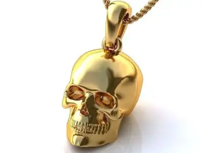 Golden Pendant 3D model