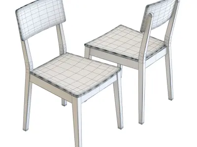 Scavolini Mika Dining Chair 3D model