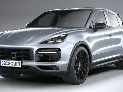 Porsche Cayenne GTS Coupe 2020 3D model