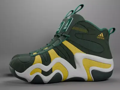 Adidas Crazy 8 green 3D model