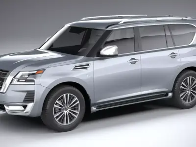 Nissan Patrol 2021 3D model