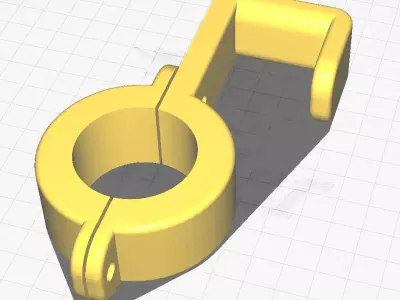 Rollbar Steering Wheel Hook Free 3D print model