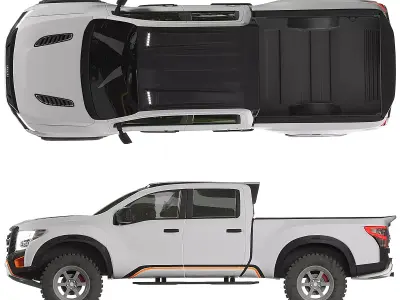 Nissan Titan Warrior 3D model