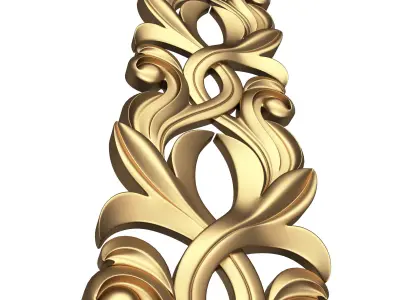 Ornament Element Molding 016 Low-poly 3D model