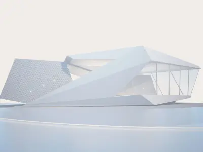 MM1 Design Lab Multi-purpose Space for Architectural Exploration Low-poly 3D model