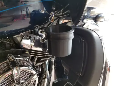 Cup holder for Harley Road glide and Street glide 3D print model