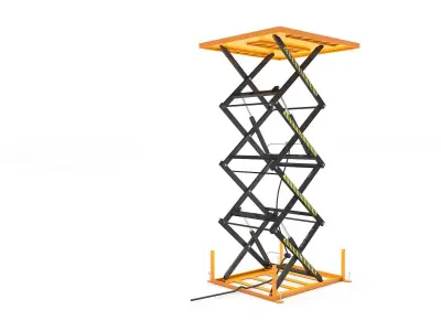 Load Lifting Platform Scissors Lift 3D model