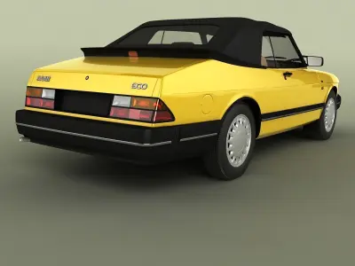 SAAB 900 Convertible 3D model