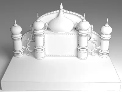 Indian Wedding Stage 3D model