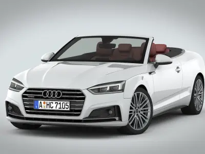 Audi A5 Cabriolet 2018 3D model