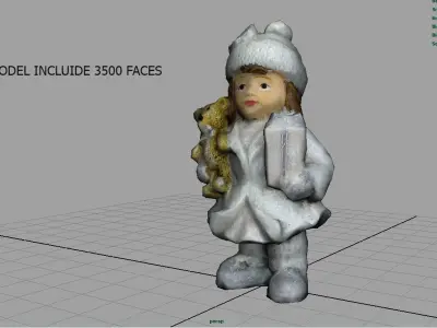 CHRISTMAS ORNAMENTS PACK Low-poly 3D model