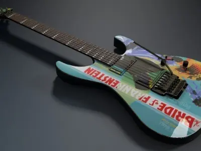 Kirk Hammett ESP KH-3 Frankenstein 3D model