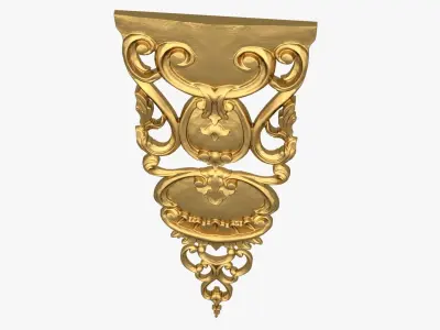 Classic decor ornament 272  3D print model