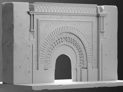 Bab Agnaou Marrakech Morocco 3D model