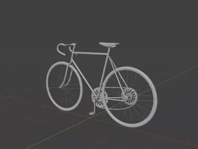 Bycicle Free low-poly 3D model