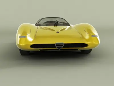 Alfa Romeo 33-2 Coupe Speciale 3D model