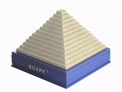 Pyramid Toy B 04 Low-poly 3D model
