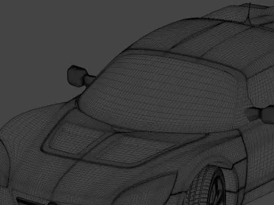High Detailed Opel Speedster 3D model