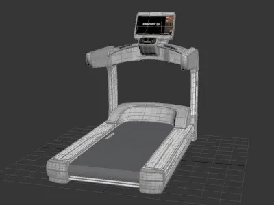 Fitness Models     Bike Treadmill 3D model