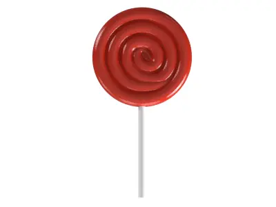 Round lollipop 3D print model