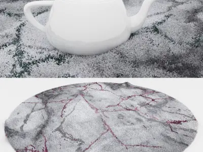 Rugs No 3 Low-poly 3D model