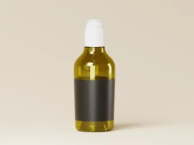 Olive oil or Luxury Oil bottle 3D Model Low-poly 3D model