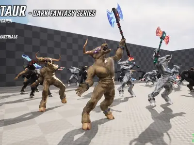 Dark Fantasy Pack - Unreal Engine 5 Asset Pack Low-poly 3D model