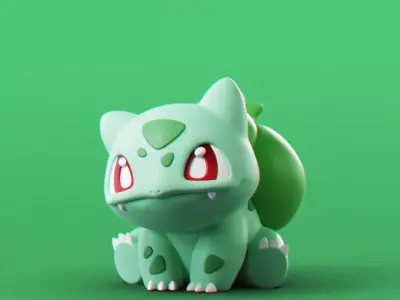 Pokemon - Bulbasaur 3D print model