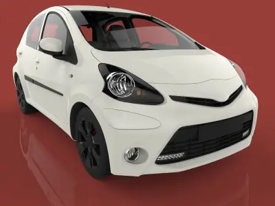 Hatchback car 3D model